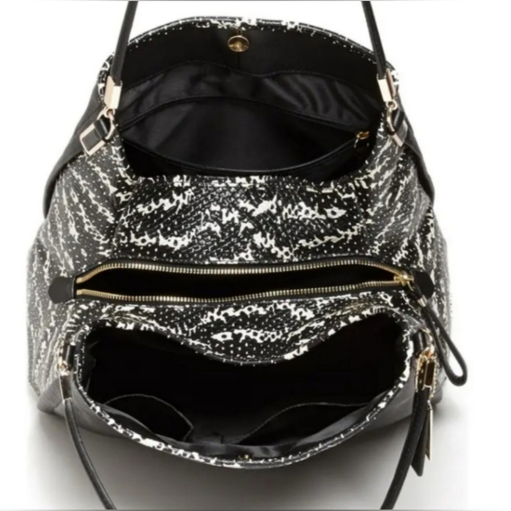 Coach Madison Phoebe Black White Python Animal Pr… - image 2